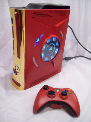 Illustration for article titled Avengers... Assemble! And Play With Your Fancy Custom Xbox 360s.